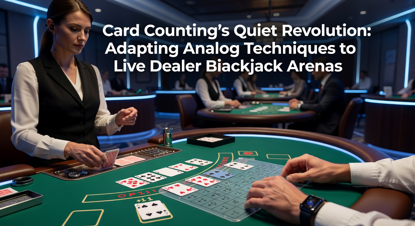 A focused player at a live dealer blackjack table, eyes locked on the streaming cards as the dealer reveals the next hand in a high-stakes online session