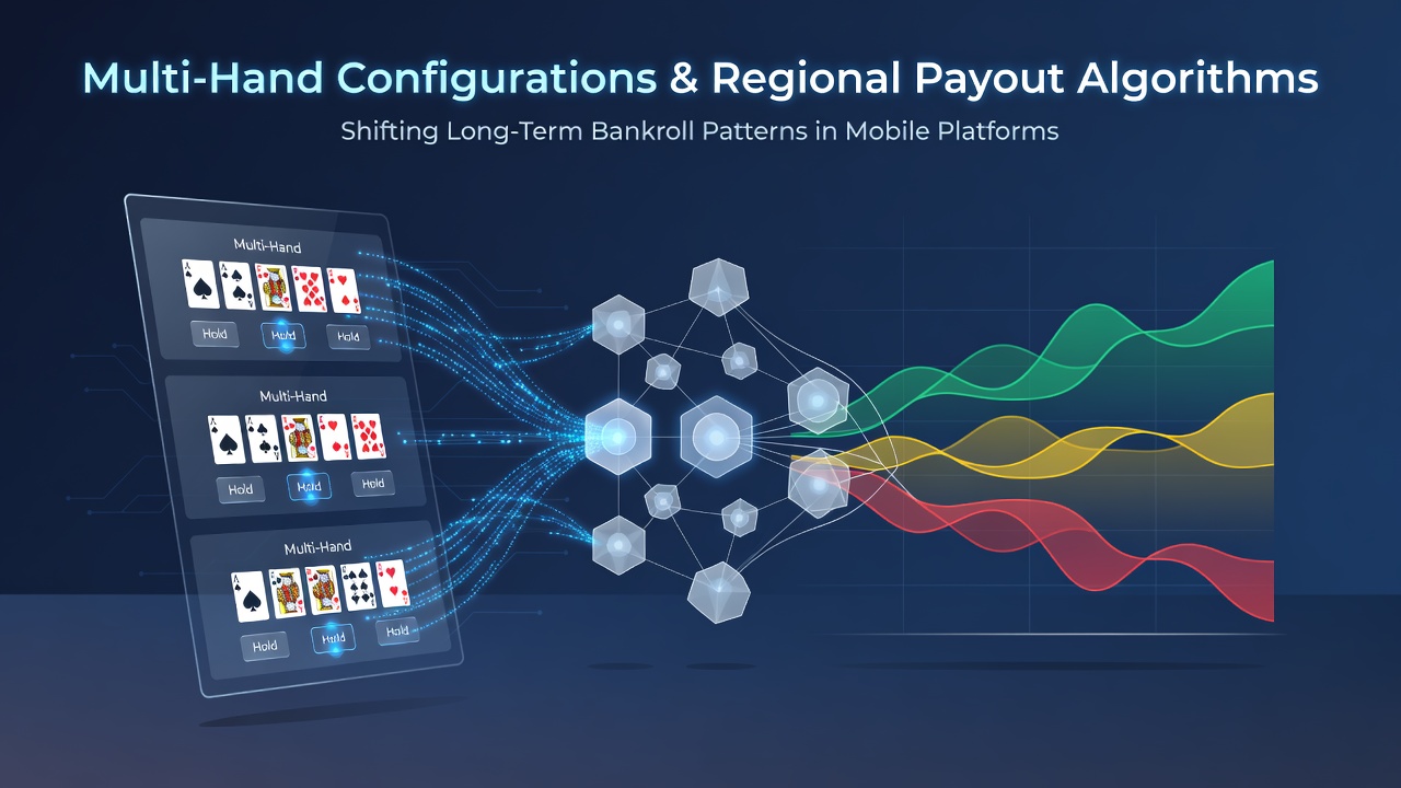 Mobile platform interface displaying multiple simultaneous blackjack hands alongside regional payout indicators